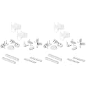 Ubbi Safety Bundle, Safeguarding and Baby Proofing Set, Includes 36 Outlet Covers, 16 Table Corner Protectors and 2 Pinch Guards, Child Safety Kit, White (Pack of 2)