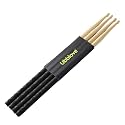 Ubblove 5A Walnut Wooden Drum Sticks with Anti Slip Handles