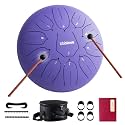 Ubblove Steel Tongue Drum for Adults: 10 Inch 11 Notes Handpan Instrument