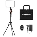 UBeesize LED Video Light Kit, Photography Lighting, 13" Studio Lights with 65" Tripod Stand and Phone Holders, Podcast Lighting for Video Recording, Make up, Live Streaming, Tiktok, YouTube