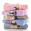 Microfiber Handkerchief Set for Women, Kids &amp; Newborn Babies | Cartoon Printed Face Towel | 400 GSM Super Soft &amp; Absorbent Rumal | 30 x 30 cm | Pack of 12 | Multicolour
