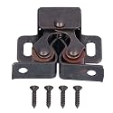 Cabinet Latches, 30 Set Double Roller Catch Stainless Steel for Drawers for Bedroom for Shop for Cupboards for Kitchens for Closets for Office