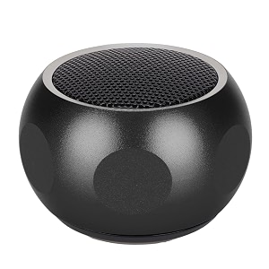 mini wireless speaker 4w playtime 25 hours mini speaker for bike travel charging time 2 hours black
