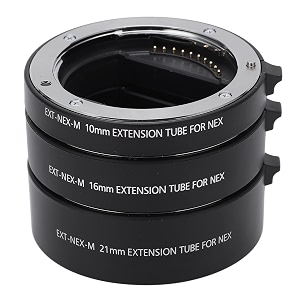 extension tubes - metal  mm  auto focus macro extension tube set 10mm16mm21mm auto focus macro extension tube adapter ring metal auto focusing macro extension lens adapter tube for sony e mo