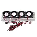 Peltier Module DIY Thermoelectric Cooler Refrigeration Air Cooling Device 4-Chip TEC1-12706 12V Peltier Cooler Semiconductor Water Chiller TEC