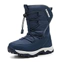 UBFEN Kids Snow Boots Water-Repellent Warm Winter Shoes for Boys Girls
