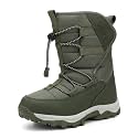 UBFEN Kids Snow Boots Water-Repellent Warm Winter Shoes for Boys Girls