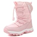 UBFEN Kids Snow Boots Water-Repellent Warm Winter Shoes for Boys Girls