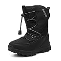 UBFEN Kids Snow Boots Water-Repellent Warm Winter Shoes for Boys Girls