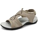 UBFEN Womens Hiking Sandals Comfortable Walking Sandals Summer Sport Breathable Arch Support