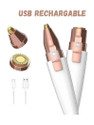 UBRONIK Painless Rechargeable Hair Remover – Eyebrow & Chin Shaver for Women Eyebrow Thread