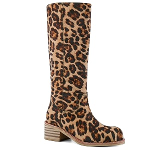 UBWDU Womens Knee High Boots Chunky Block