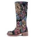 UBWDU Women39s Knee High Boots Chunky Block