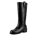 UBWDU Women39s Knee High Boots Chunky Block