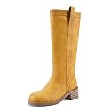 UBWDU Women39s Knee High Boots Chunky Block