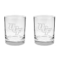 UCF Knights 2-Sided Satin Finish Rock Glass Set of 2 14oz