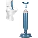 UCRAVO Manual Toilet Plunger Pump for Western Toilet | High Pressure Drain Cleaner for Bathroom & WC | Powerful Sink, Wash Basin & Commode Blockage Remover | Heavy Duty Toilet Unclogger Tool