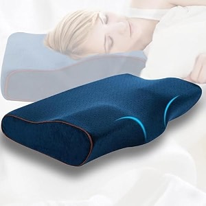 ucravo memory foam pilloworthopedic pillow for neck pain cervical contour memory foam pilloworthopedic pillow for neck painorthopedic contour pillow support