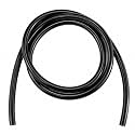 Ucreative 10FT ID 3/16" (5mm) OD 0.433" (11mm) Silicone Vacuum Hose Black