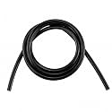 Ucreative 5FT ID 5/32" (4mm) OD 0.394" (10mm) Silicone Vacuum Hose Black