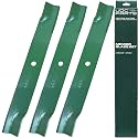 UDC Parts 09081200 High Lift Blades Replacement for Gravely 60 Inch, 3 Pack