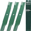 UDC Parts 601124 Hustler 54 Inch Mower Blades Replacement, 3 Pack Low Lift