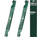 UDC Parts 942-0741A Troy Bilt 21 inch Lawn Mower Blade Replacement, 2 Pack