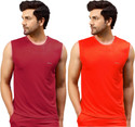 UDI n ADI Solid Men Round Neck