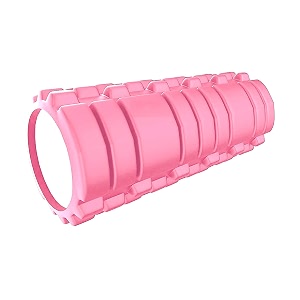 foam roller deep tissue massage and body pain high density foam roller for exercise in gym home back roller for muscle recovery massage roller for stretching - 33cm pink