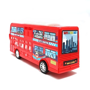 amazing stylish big size bus friction powered toy  non electric bus vehicle  amazing colored bus vehicle color as per availability - multicolor kids