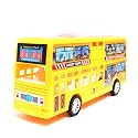 Amazing Stylish Big Size Bus Friction Powered Toy | Non Electric Bus Vehicle | Amazing Colored Bus Vehicle| Color As Per Availability (Bus-Yellow), Kids