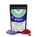 Udyan Tea Lavender Bloom Black Tea - 100g (50 Cups) | Aromatic Lavender &amp; Rose Petal Blend | Promotes Sleep &amp; Stress Relief | Loose Leaf | Relaxing Floral Rose Tea