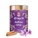 Udyan Tea Saffron Chai | Traditional Indian Spice Chai Latte | Premium Whole Leaf CTC Tea with Saffron &amp; Natural Spices | 100g