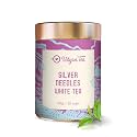 Udyan Tea Silver Needles White Tea | Natural &amp; Pure Loose Leaf for Healthy Glowing Skin | Rich in Antioxidants | Low Caffeine &amp; High Flavor | 25g (Pack of 1)