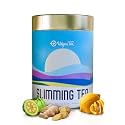 Udyan Tea Slimming Green Tea - Natural Loose Leaf Slim Tea for Weight Management and Supports Metabolism | Garcinia Cambogia, Lemon Peel &amp; Herbal Blend | 50g (25 Cups)