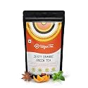 Udyan Tea Zesty Orange Green Tea (100g) | Loose Leaf Tea with Natural Orange Flavor, Spearmint, Star Anise | Supports Immunity &amp; Skin Health