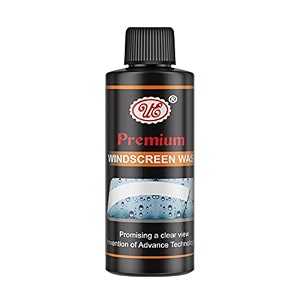 ue elite windshield washer fliud for car- car windshield cleaner liquid in concentrate form - get a streak free finish with our windscreen washer liquid 200ml