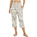 UEU Women's Yoga Capri Pants Loose Soft Drawstring Workout Sweatpants