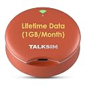 UFO Mobile Hotspot with 1GB Data Per Month, 4G LTE Portable Pocket WiFi Hotspot Device, Compatible with AT&amp;T, T-Mobile,Verizon |10 Devices,USA Coverage,No SIM Require(Orange, 1GB/Mo.)