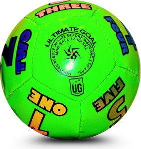 ug sports kids home play green number  alphabet print football - size 1 kids pack of 1 green