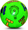 UG SPORTS Kids Home Play Green Number & Alphabet Print Football - Size: 1 (Kids, Pack of 1, Green)