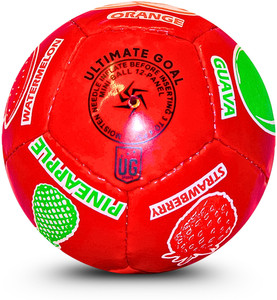 ug sports kids home play red fruits print football - size 1 kids pack of 1 red