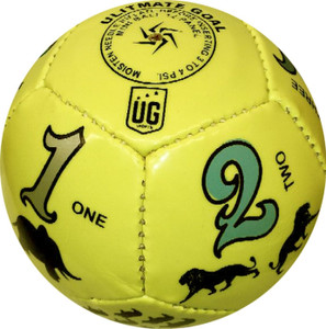 ug sports kids home play yellow football - size 1 kids pack of 1