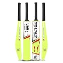 Heavy Plastic Bat for Cricket |Soft Cusion Grip |UV Digital Printing |Sharp Blade | Plastic Bat for Kids | 31 X 4.5 Inch (Green, Size 5)