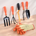 UGAOO Essential Gardening Hand Tools Set -Cultivator, Trowel, Weeder, Khurpi, Gloves Garden Tool Kit