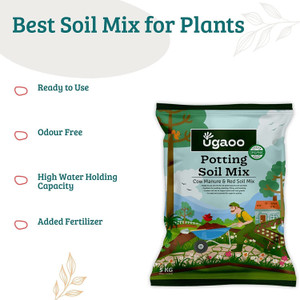 ugaoo organic potting garden soil mix for plants home garden potting mixture 2 kg powder