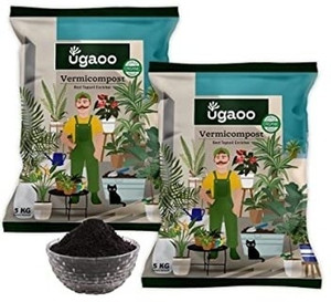 ugaoo organic vermicompost fertilizer for plants  home gardening fertilizer