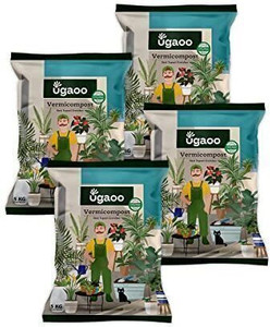 ugaoo vermicompost for plants 20 kg - organic fertilizer  manure powder fertilizer