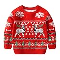 Ugly Christmas Sweater for Girls Funny Xmas Knit Pullover Shirts Kids Child Holiday Jumper Tops Outfit 2-14 Years