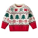 Ugly Christmas Sweater for Girls Funny Xmas Knit Pullover Shirts Kids Child Holiday Jumper Tops Outfit 2-14 Years